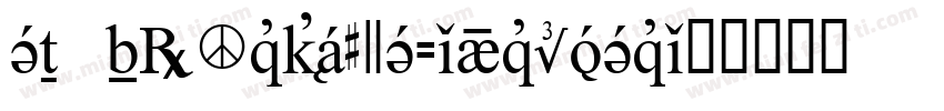 CA InfoTypeCY-BoldCo字体转换